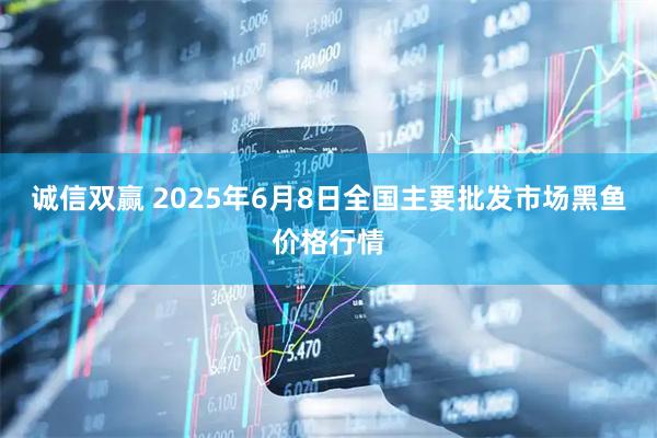 诚信双赢 2025年6月8日全国主要批发市场黑鱼价格行情